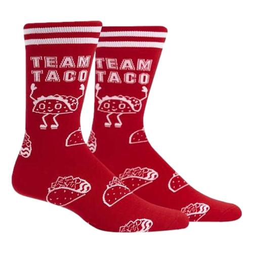 Sock It to Me Men's Team Taco Crew Socks Taco
