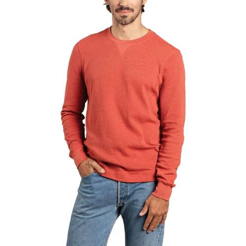 Toad&Co Men's Framer Dos Long Sleeve Crew Chili_630