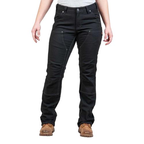 Dovetail Workwear Women's Britt Utility Pants - 32in Inseam Fblack_001