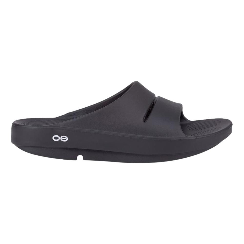 OOFOS Men's OOah Slide Sandals BLACK_BLK
