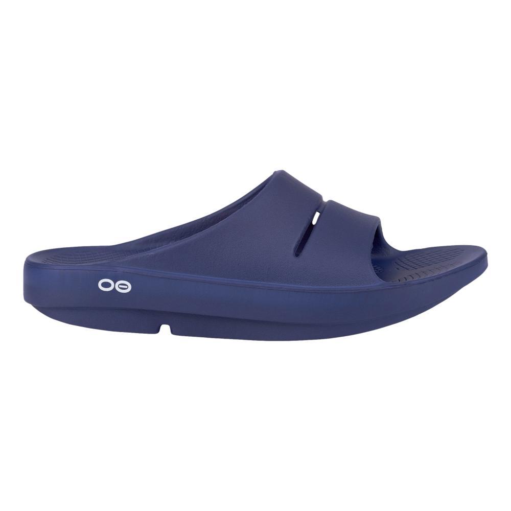 OOFOS Women's OOahh Slide Sandals NAVY