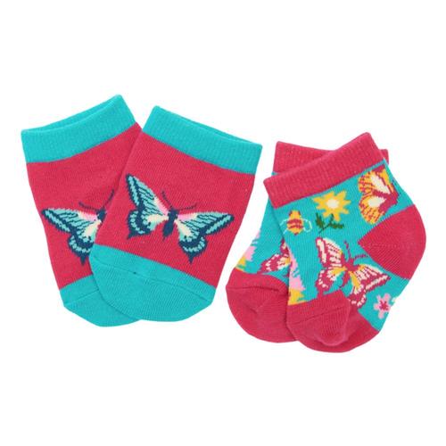 Little Blue House Infant Glamping Socks 2-Pack Bluepink