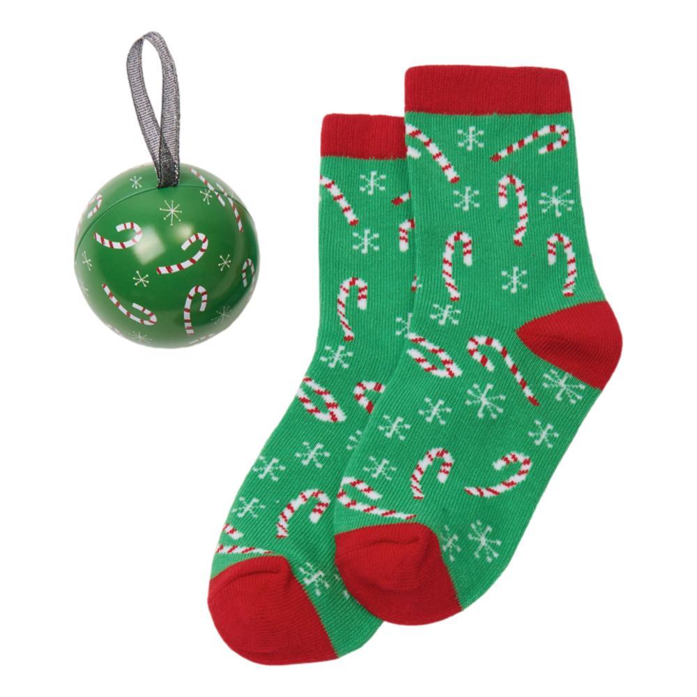 Little Blue House Kids Candy Canes Socks in Balls GREEN