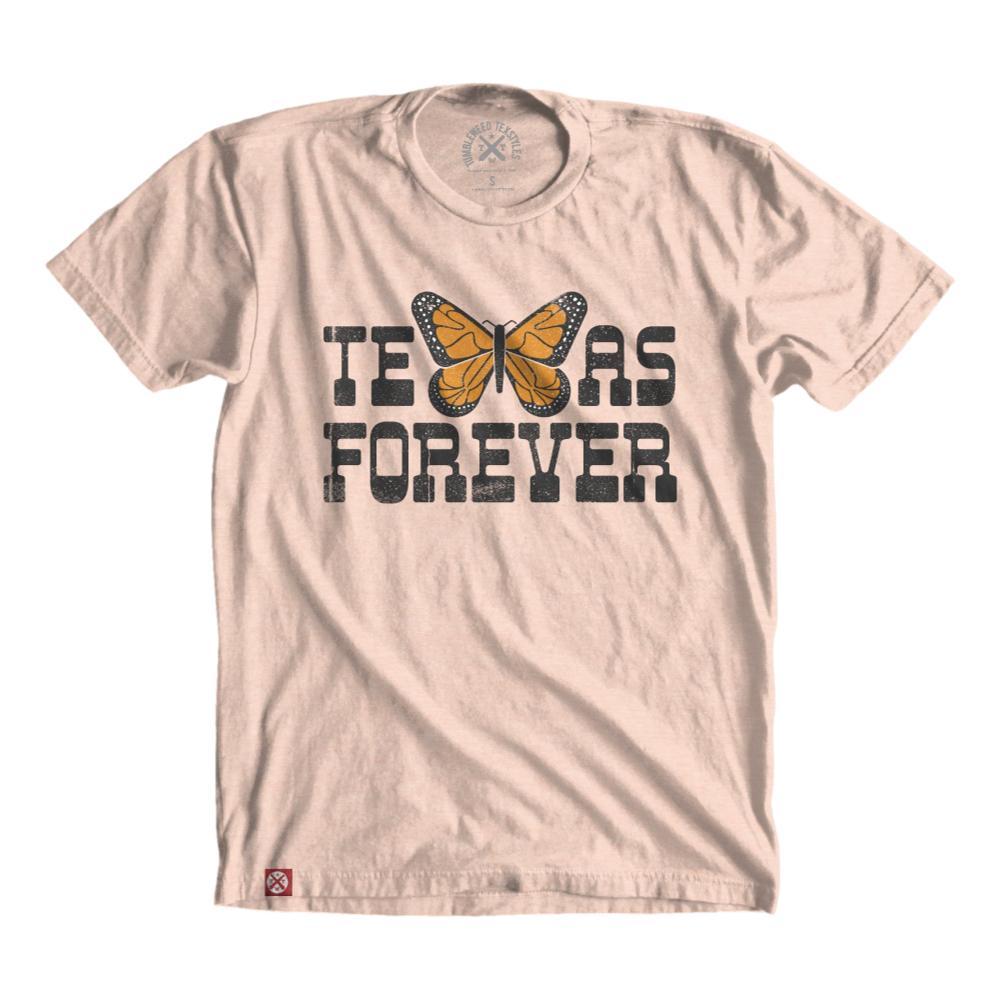 Tumbleweed Texstyles Women's Texas Forever Monarch Butterfly T-Shirt PEACH