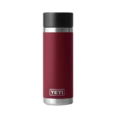 YETI Rambler 18oz Bottle with HotShot Cap Harvest_red