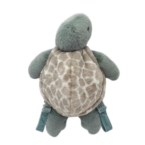 Mon Ami Taylor Turtle Plush Backpack