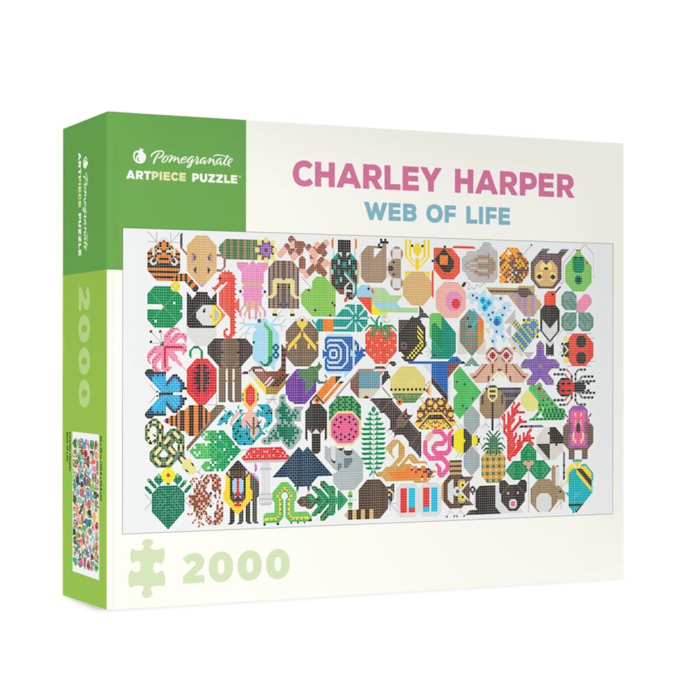  Pomegranate Charley Harper : Web Of Life 2000- Piece Jigsaw Puzzle