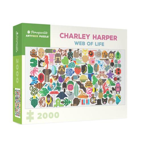 Pomegranate Charley Harper: Web of Life 2000-Piece Jigsaw Puzzle