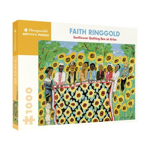 Pomegranate Faith Ringgold: Sunflower Quilting Bee at Arles 1000-Piece Jigsaw Puzzle