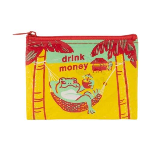 Blue Q Drink Money Coin Purse
