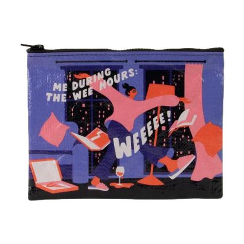 Blue Q Me During The Wee Hours: Weeeee! Zipper Pouch
