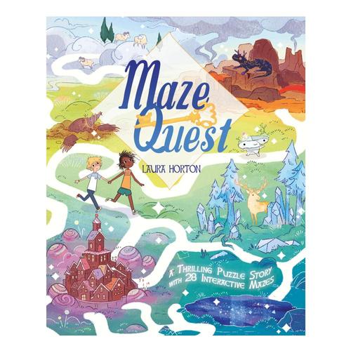 Maze Quest: A Thrilling Puzzle Story with 28 Interactive Mazes by William Potter
