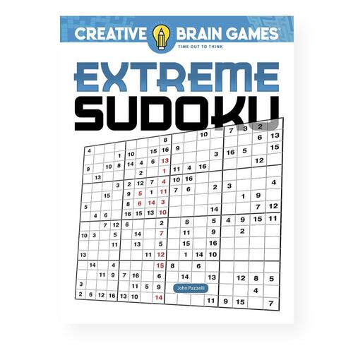 Creative Brain Games Extreme Sudoku by John Pazzelli