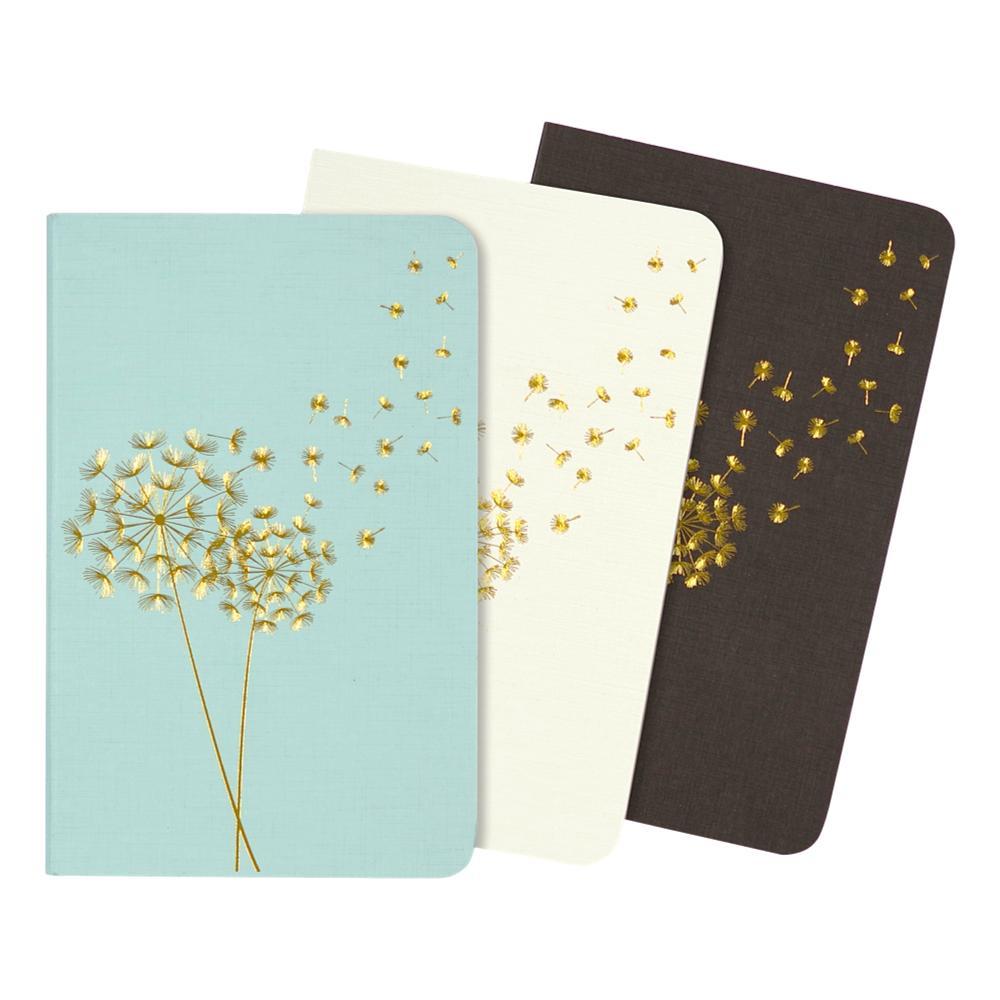  Peter Pauper Press Dandelion Wishes Jotter Mini Notebooks - Set Of 3