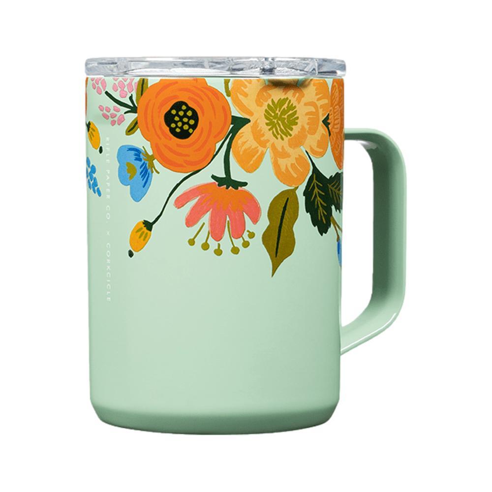 Corkcicle Rifle Paper Co. Coffee Mug Cream Lively Floral MINT_LIVELY
