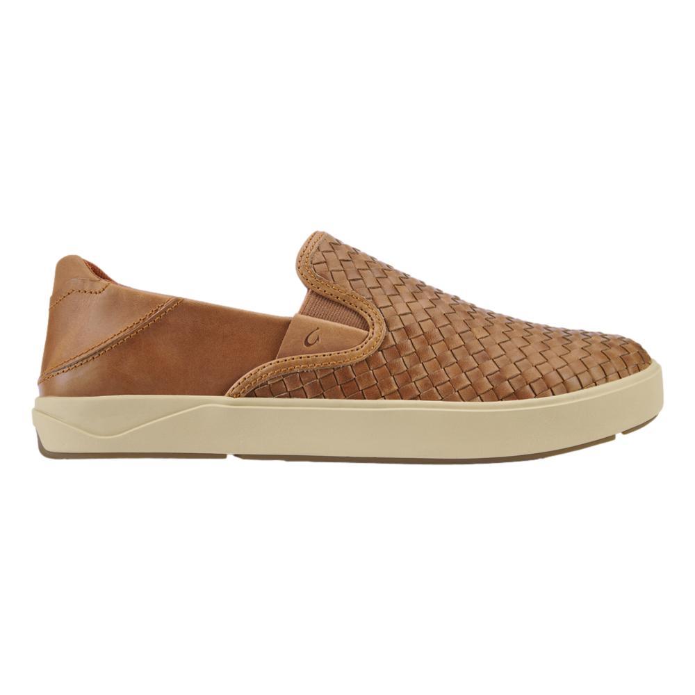 OluKai Men's Lae'ahi Lauhala Leather Slip-On Sneakers FOX_FXFX