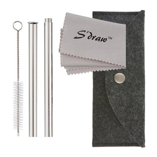 S'draw Globetrotter S'draw Straw Set Stnlss