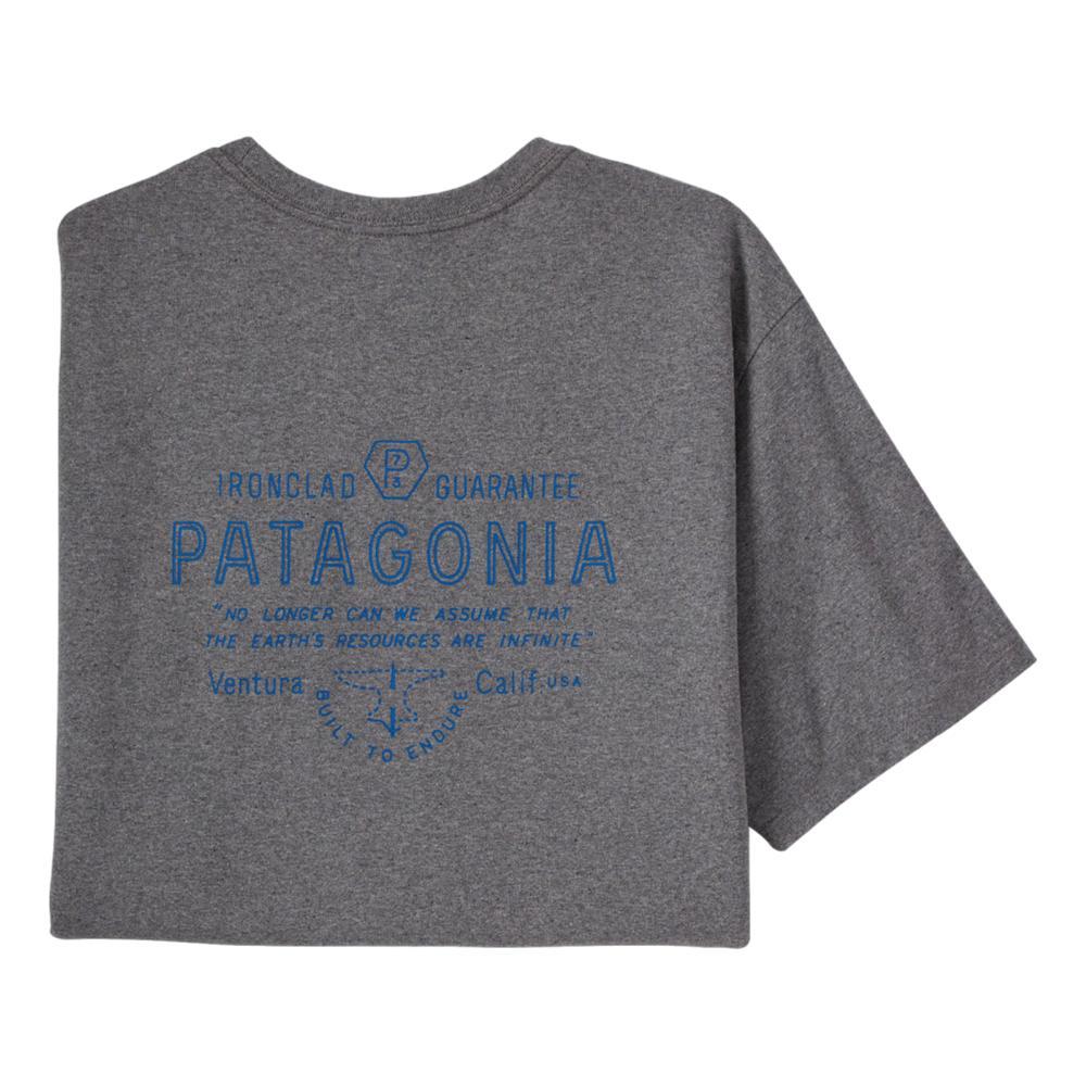 Patagonia Men's Forge Mark Responsibili-tee shirt GRAVEL_GLH