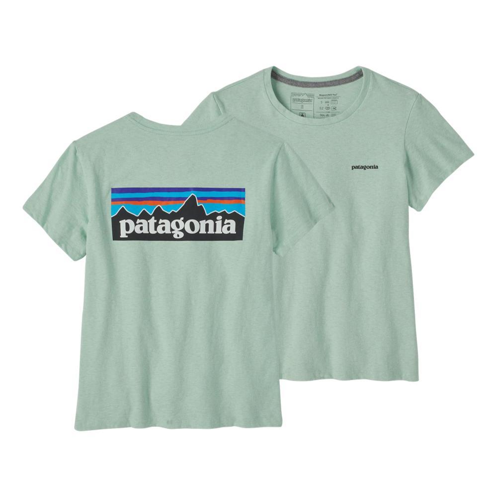 Patagonia Women's P-6 Logo Responsibili-Tee Shirt GREEN_TEAG
