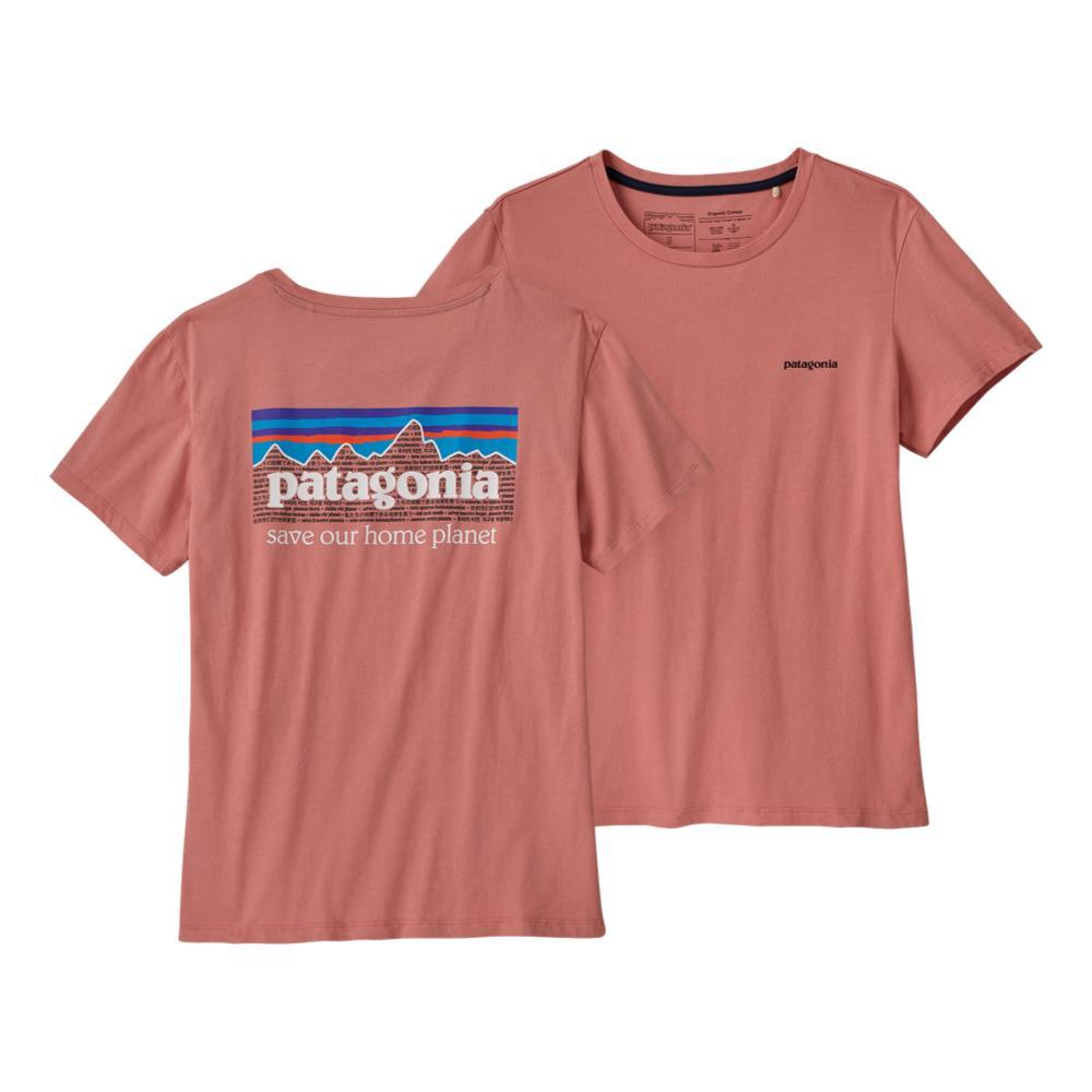 Patagonia Women's P-6 Mission Organic T-Shirt PINK_SFPI