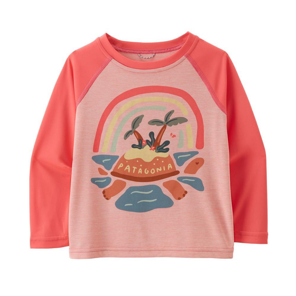 Patagonia Toddlers Baby Capilene Cool Daily Crew Shirt PINK_TIFX