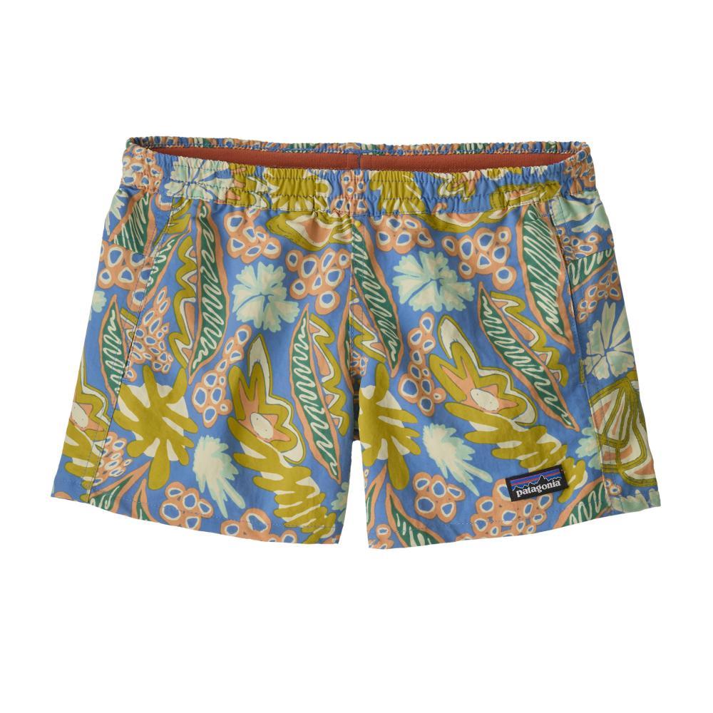 Patagonia Girls Baggies Shorts FLRBLU_FLRA