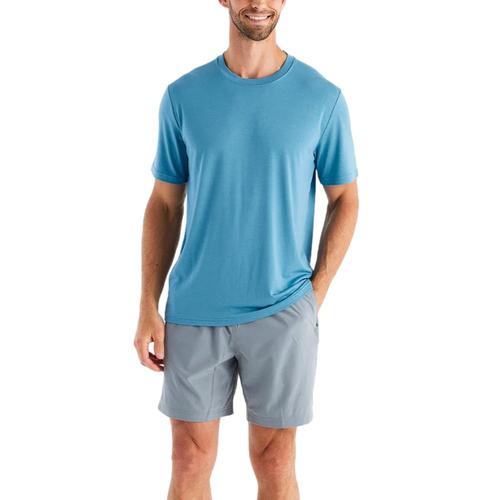 Free Fly Men's Motion Tee Shirt Bluest_439