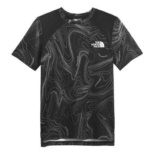 The North Face Boys' Printed Short Sleeve Never Stop T-Shirt Blktopo_5p6