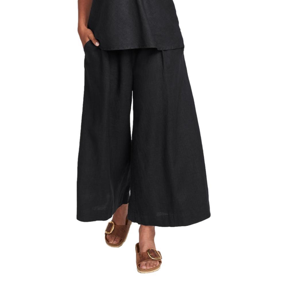 FLAX Women's Pleated Pant BLACK