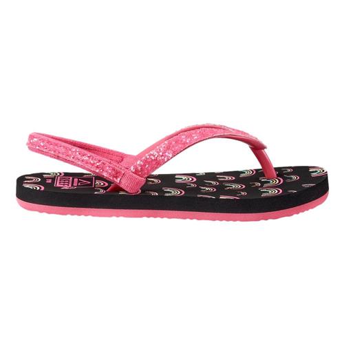 Reef Kids Little Stargazer Prints Sandals Pinkrainbow