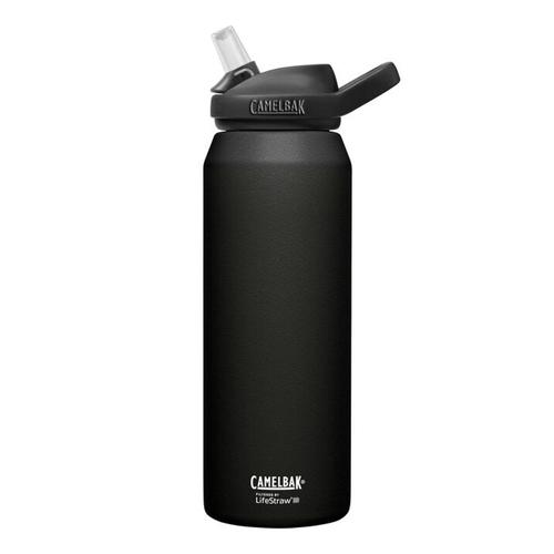 CamelBak Eddy + filtered by LifeStraw 32oz Vacuum Insulated Stainless Steel Bottle Black