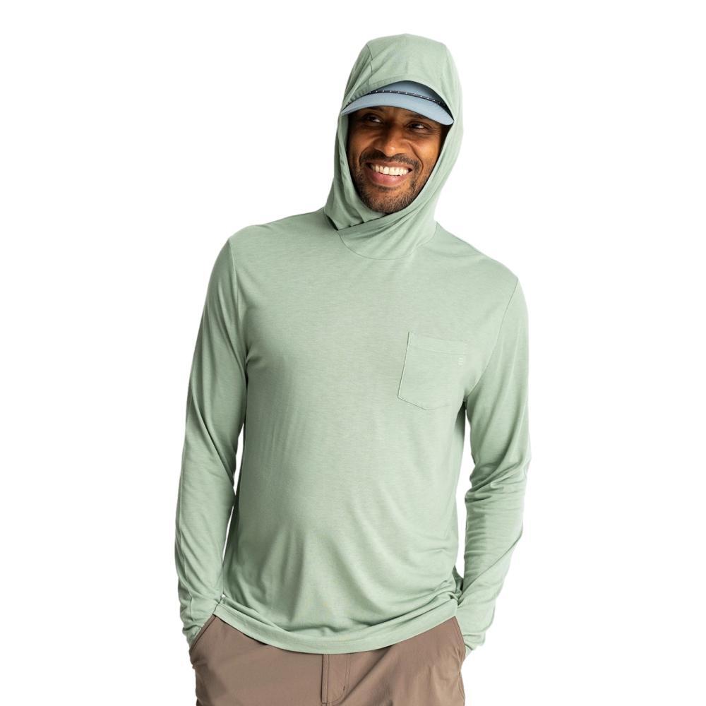 Free Fly Men's Bamboo Lightweight Hoodie PGREEN_527