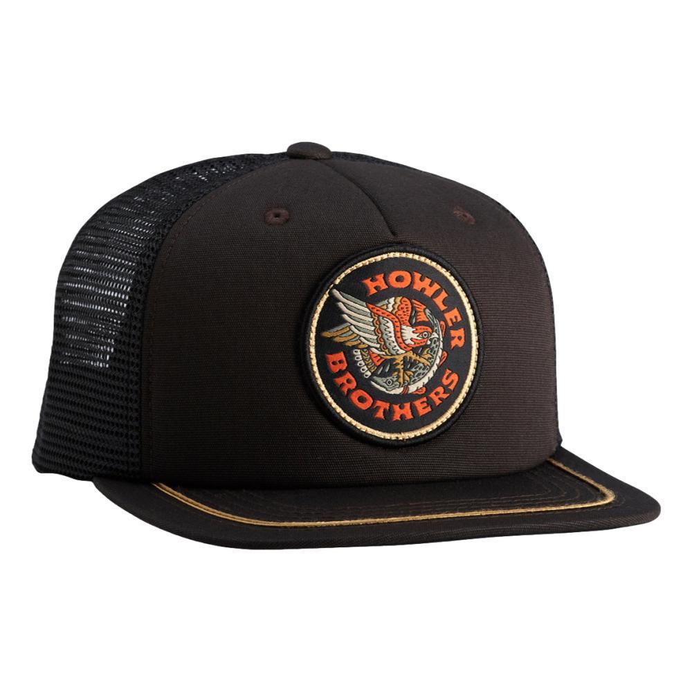 Howler Brothers Osprey and Pike Snapback Hat ANTIQBLACK