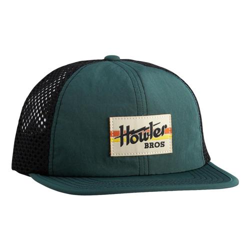 Howler Brothers Unisex Howler Electric Stripe Tech Strapback Cap Tealblack