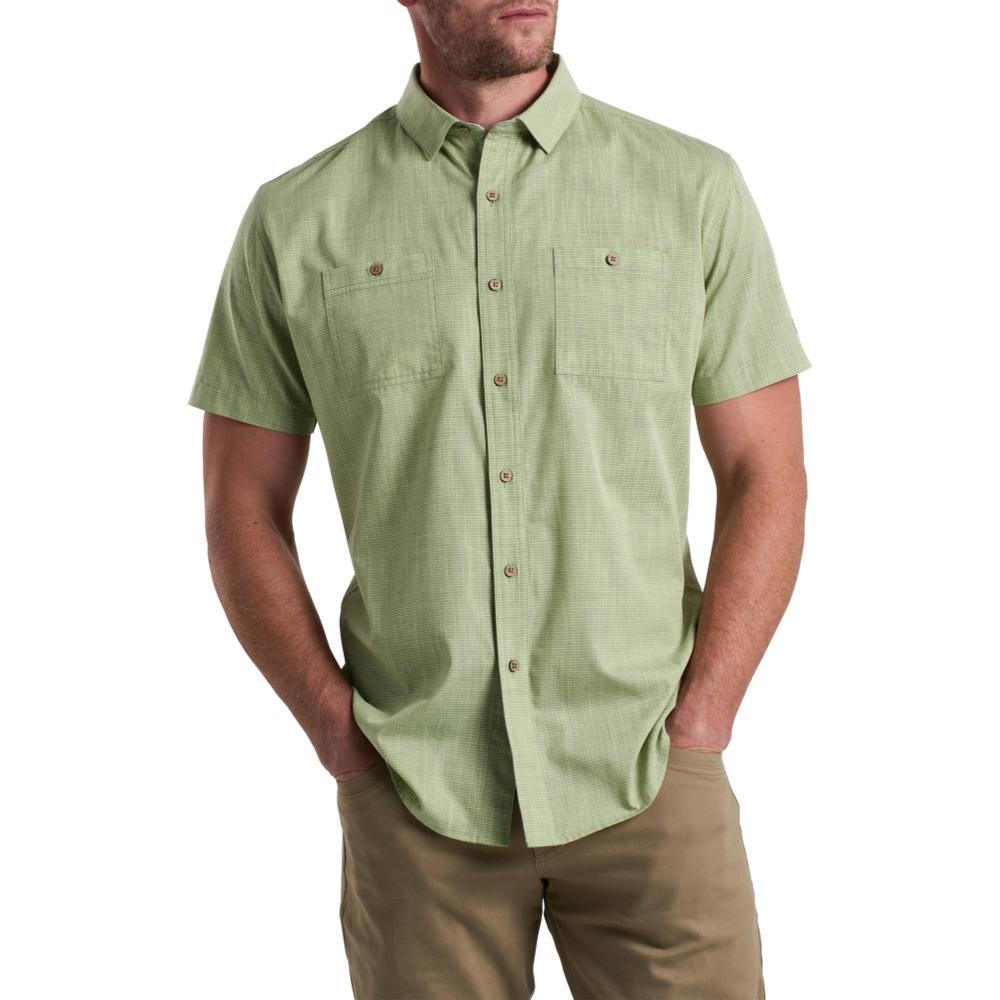 KUHL Men's KARIB Stripe Short Sleeve Shirt CIGREEN_CG