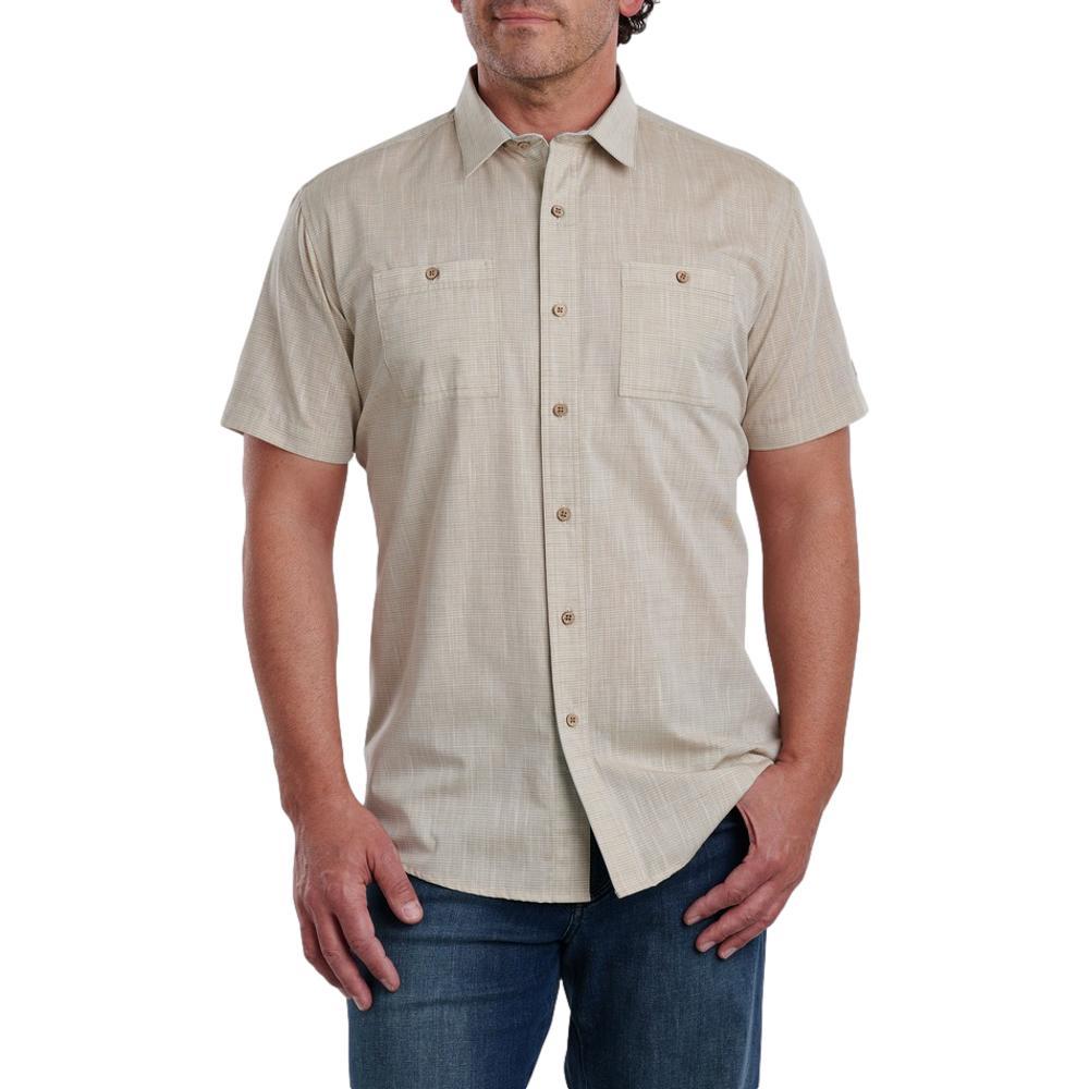 KUHL Men's KARIB Stripe Short Sleeve Shirt SANDST_SST
