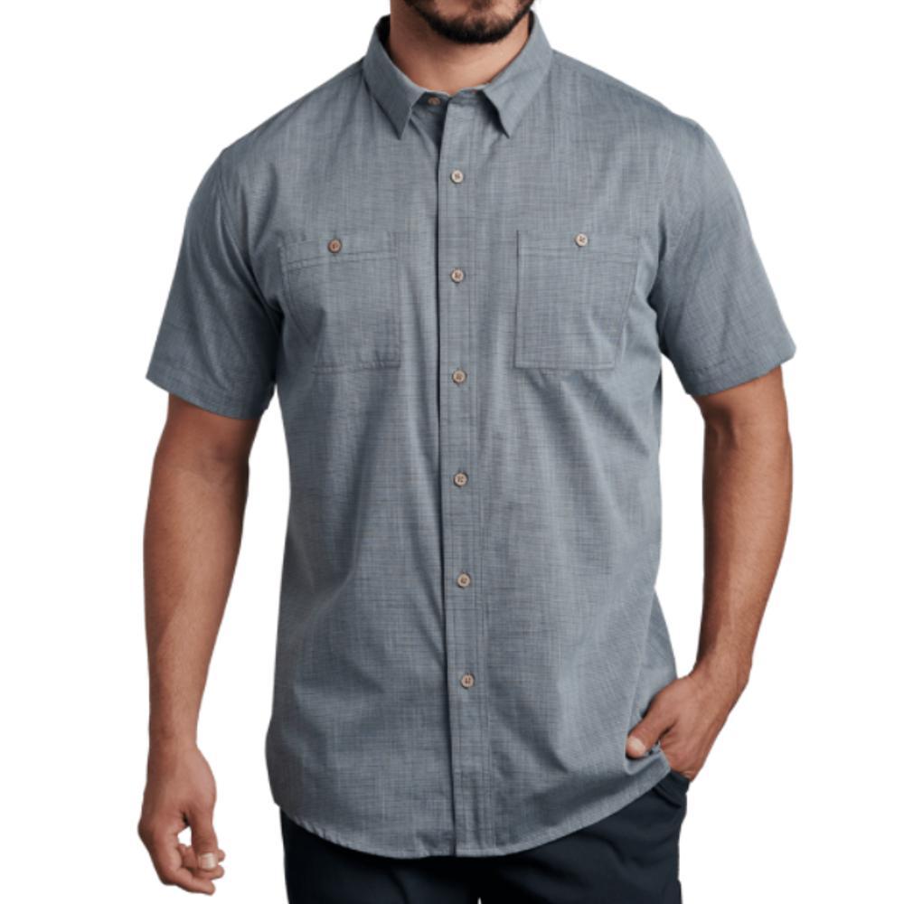KUHL Men's KARIB Stripe Short Sleeve Shirt STORM