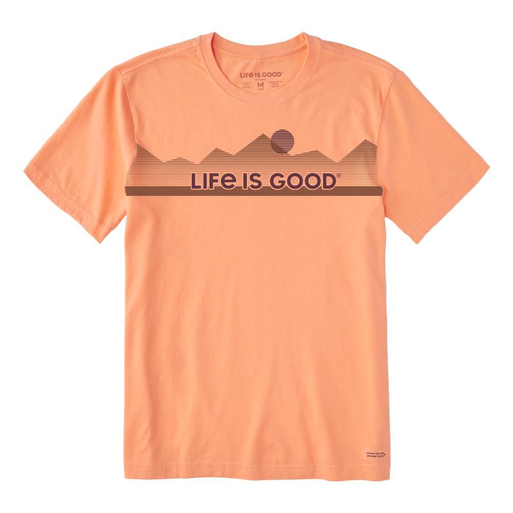 Life is Good Men's Mountainscape Fade Crusher-Lite Tee CANYORANGE