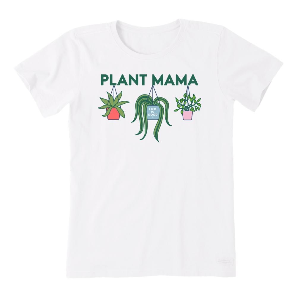 Life is Good Women's Plant Mama Crusher Tee CLOUDWHITE