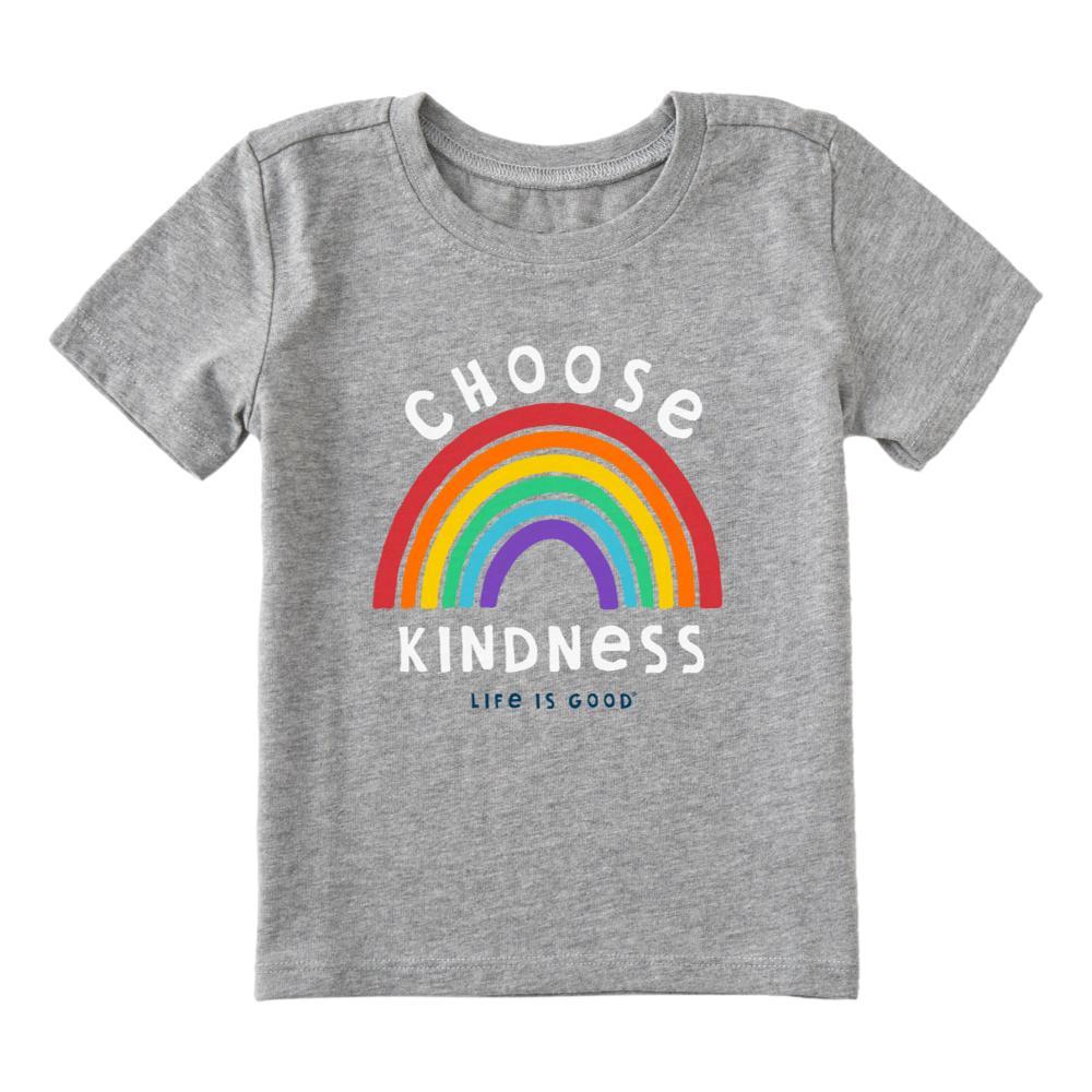Life is Good Toddler Choose Kindness Crusher Tee HTHRGRAY