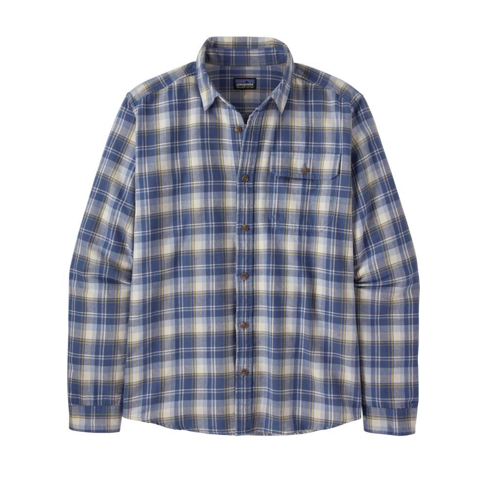 Patagonia Men's Cotton in Conversion Fjord Flannel Long Sleeve Shirt CBLUE_LYBE