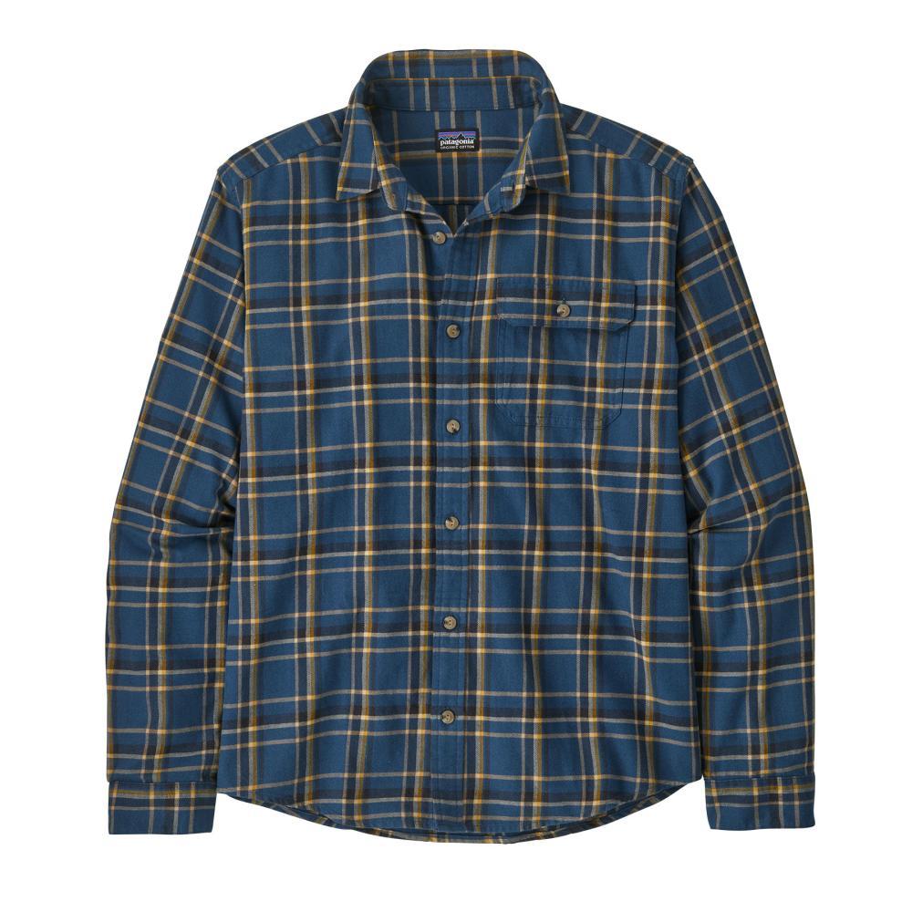 Patagonia Men's Cotton in Conversion Fjord Flannel Long Sleeve Shirt TBLUE_MTBL