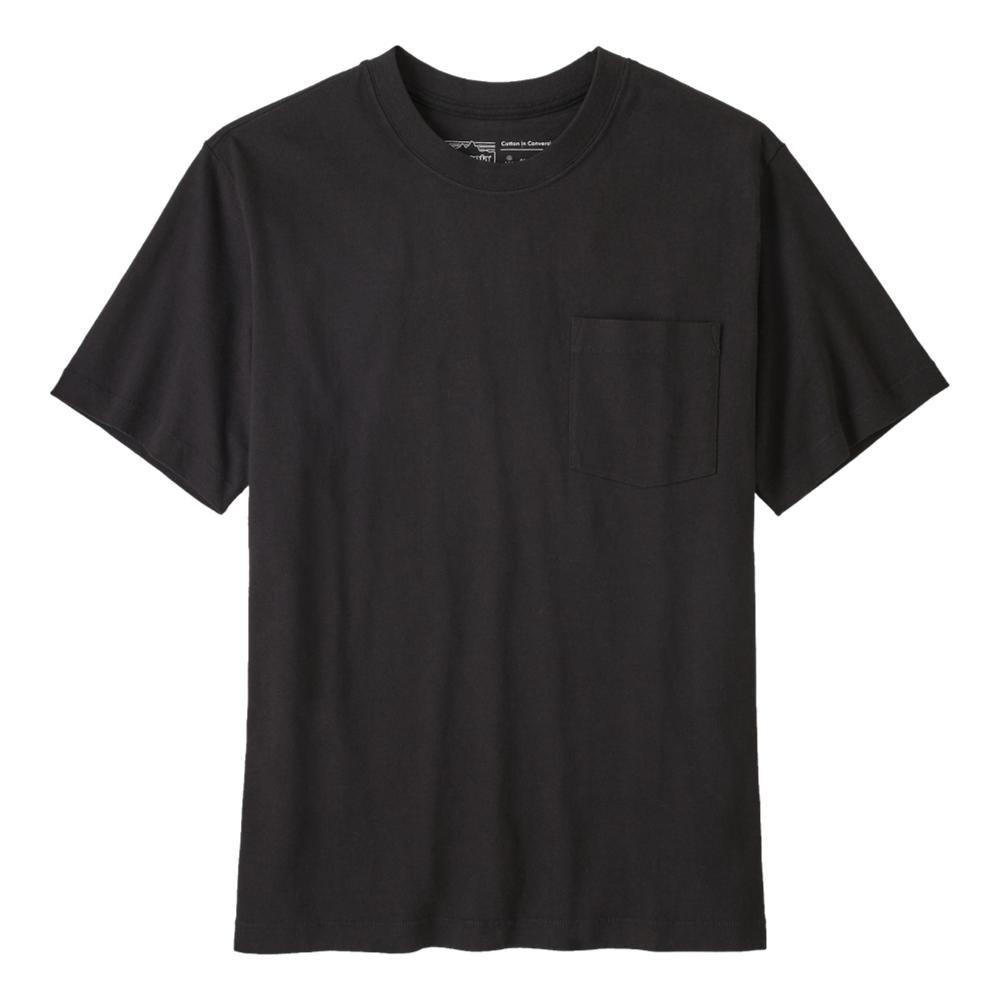 Patagonia Men's Cotton in Conversion Midweight Pocket T-Shirt BLACK_BLK