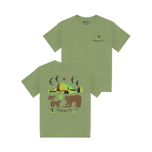 Park's Project Unisex Yosemite Cubs T-Shirt Green_grn