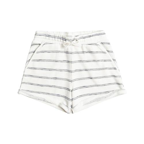Roxy Girl's Perfect Wave Striped Jogger Shorts Navystrp_xwbw