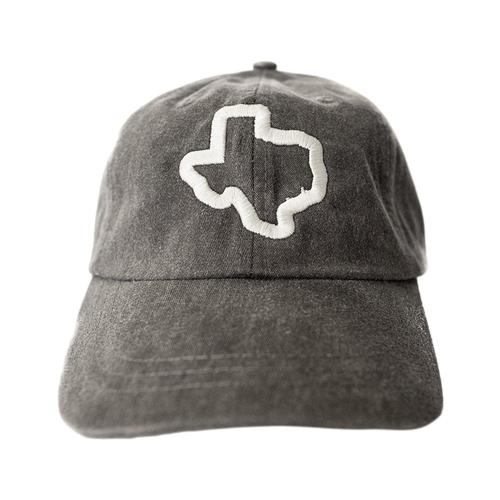 Tumbleweed Texstyles Thick Texas Outline Washed Twill Hat Black