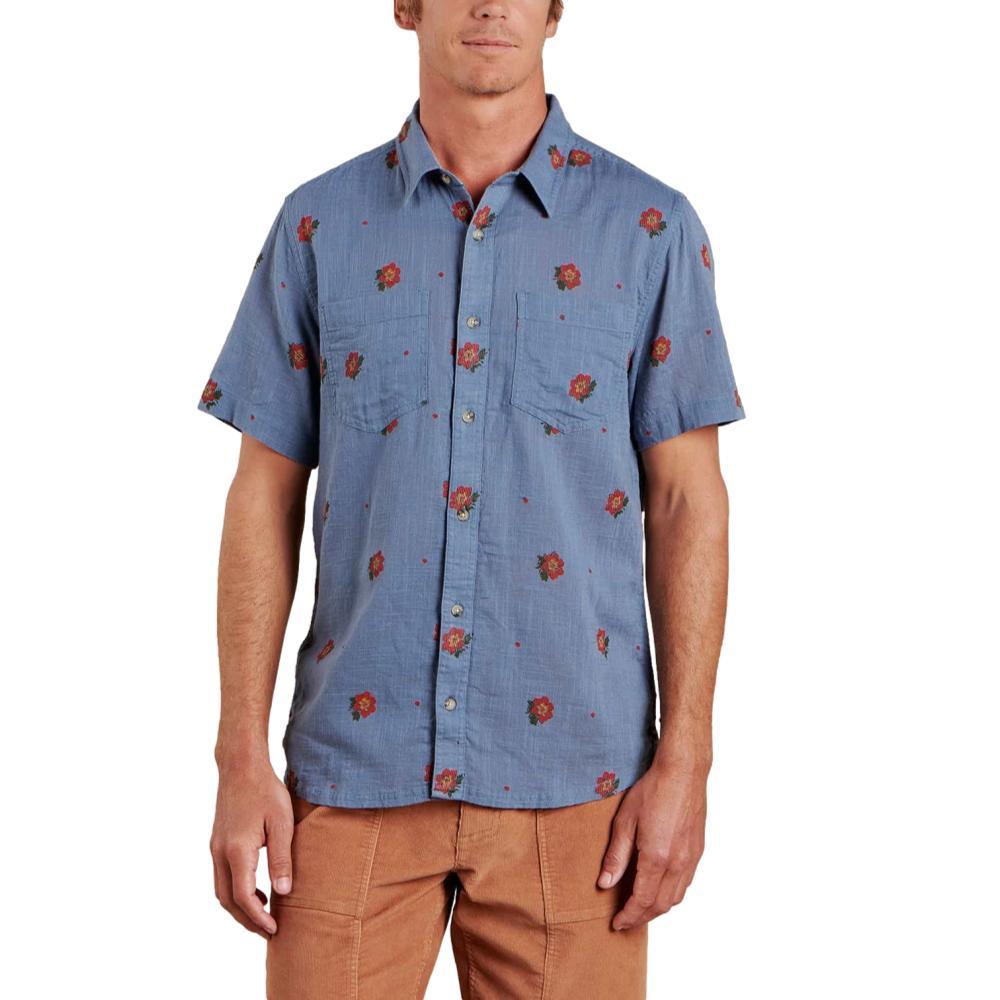 Toad&Co Men's Salton Short Sleeve Shirt BLUE_560