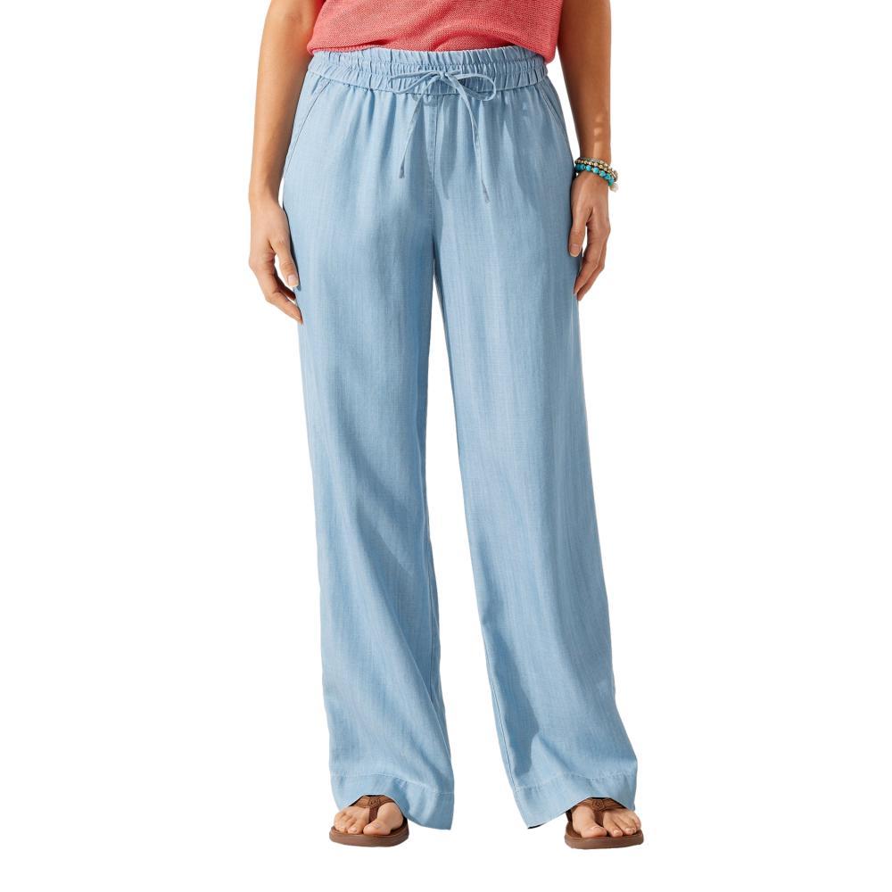 Tommy Bahama Women's Chambray All Day High-Rise Easy Pants STOR_12485