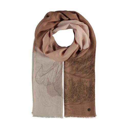V. Fraas Women's Garden Block FSC Viscose Scarf Smrose_422