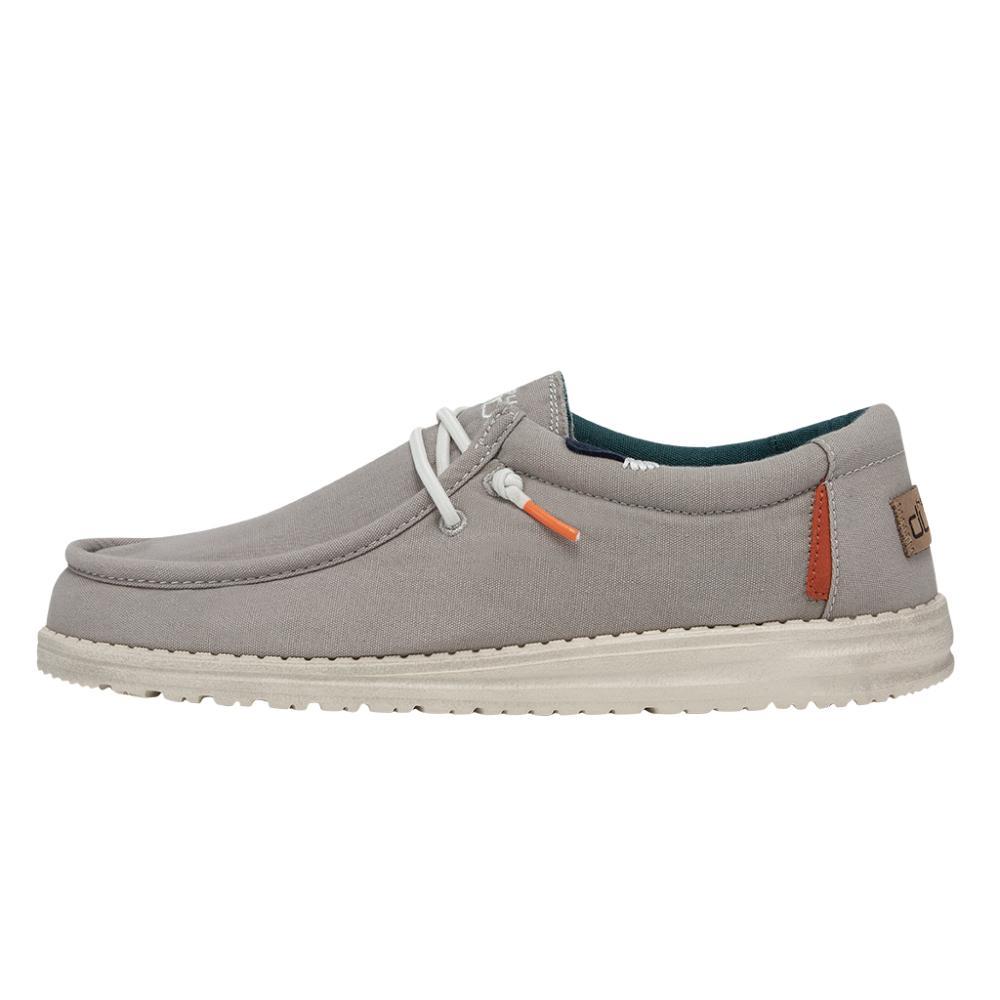 Hey Dude Men's Wally Washed Shoes SMKGREY